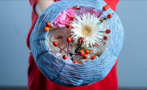 Daisy & Poppy Summer Wreath